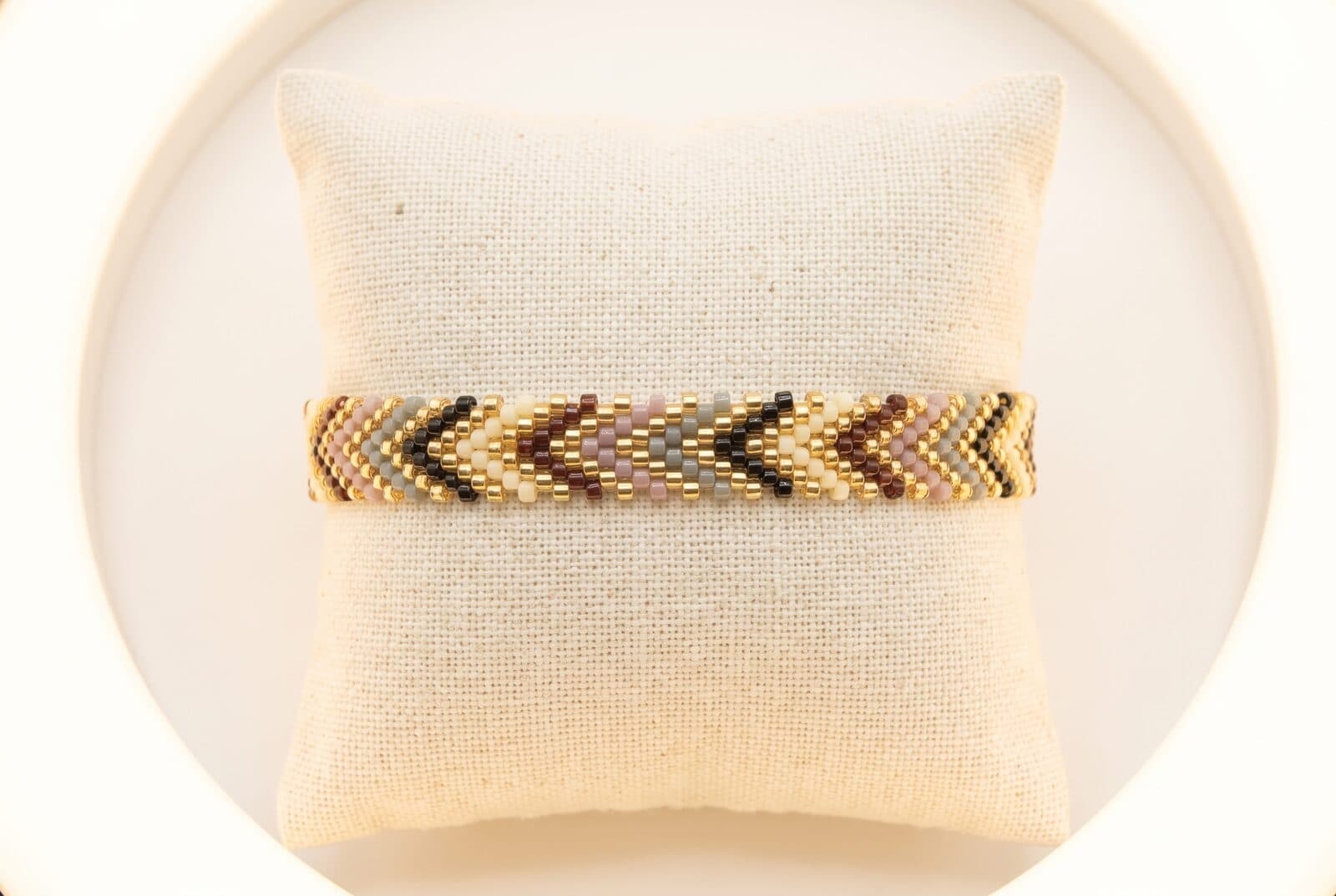 Pulsera Espiga Tierra en cristal miyuki - Amara Accesorios