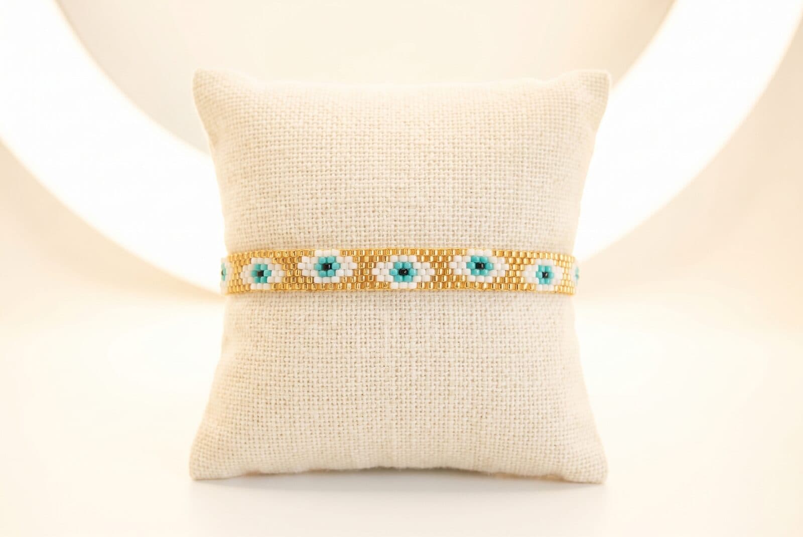 Pulsera Ojo Turco Julieta en cristal miyuki - Amara Accesorios
