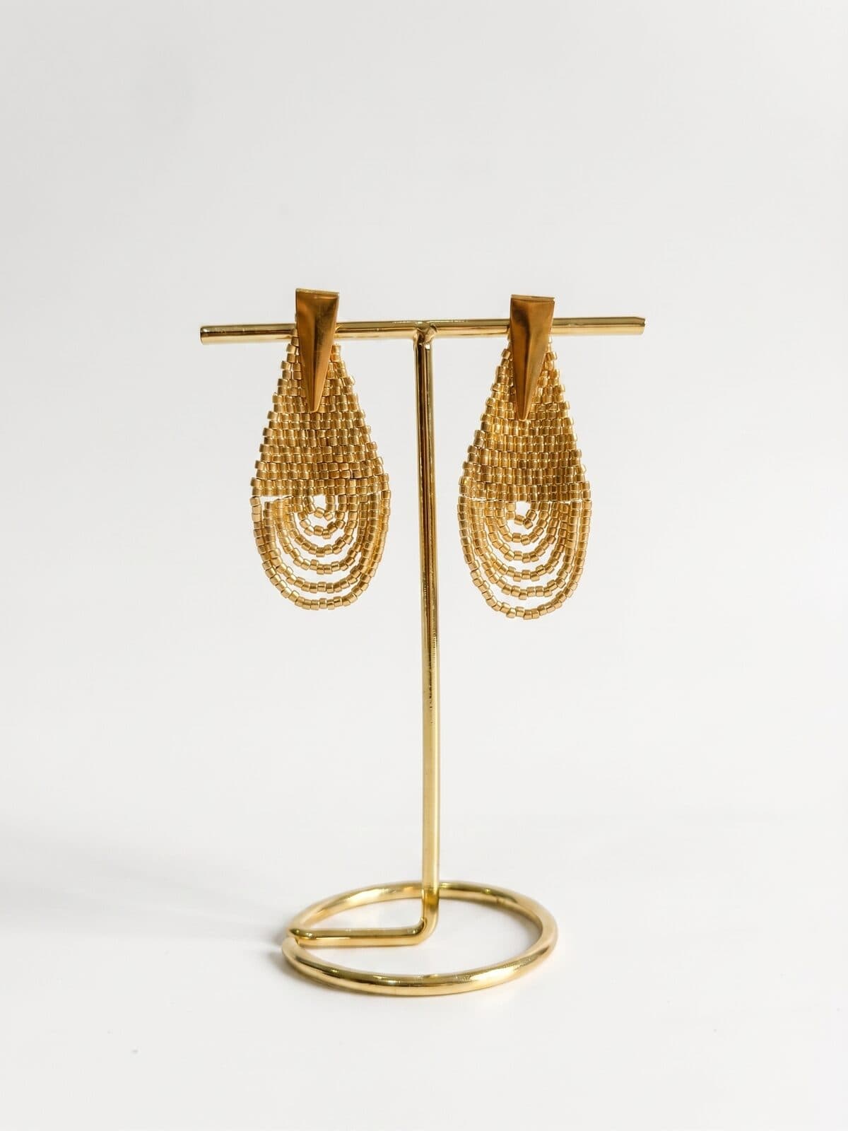 Arete Lazos de Sol en cristal miyuki - Amara Accesorios
