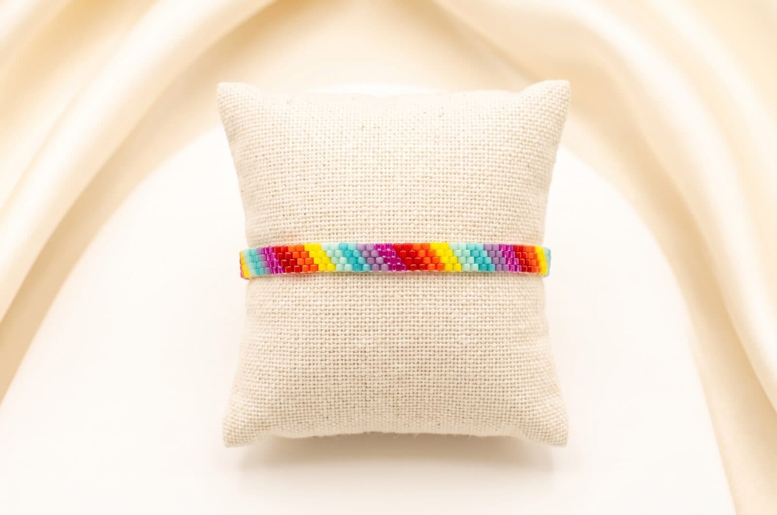 Pulsera Oblícua Vivos en cristal miyuki - Amara Accesorios